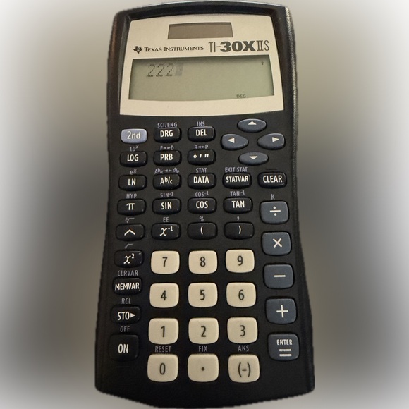 Texas Instruments Other - Texas Instruments TI-30X IIS Calculator in Black and White